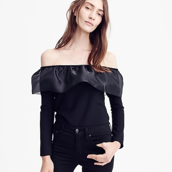 J Crew Ruffle Top - Picture 3 of 3